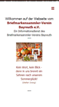 Mobile Screenshot of briefmarkensammler-bayreuth.de